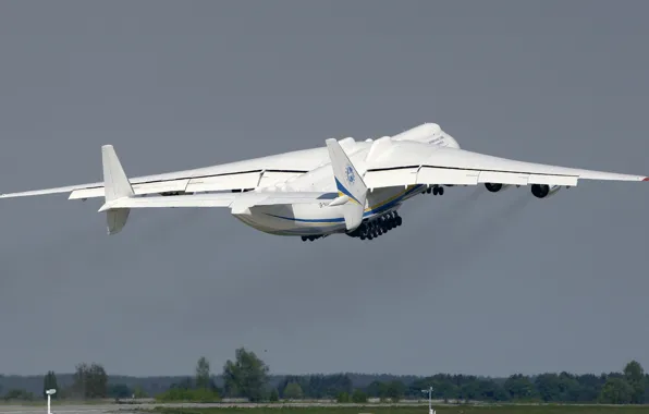 Картинка Небо, Самолет, Крылья, Двигатели, Мечта, Украина, Мрия, Ан-225
