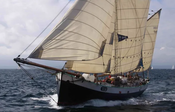 Море, путь, ветер, парусник, tall ship, TECLA