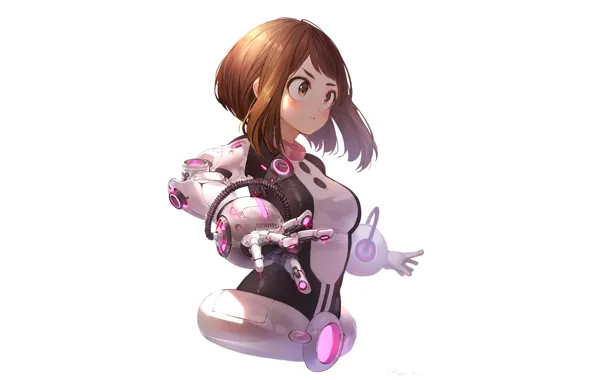 Девушка, фон, Boku no Hero Academia, Моя геройская акадеимя