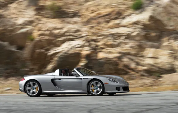 Картинка Porsche, speed, Porsche Carrera GT