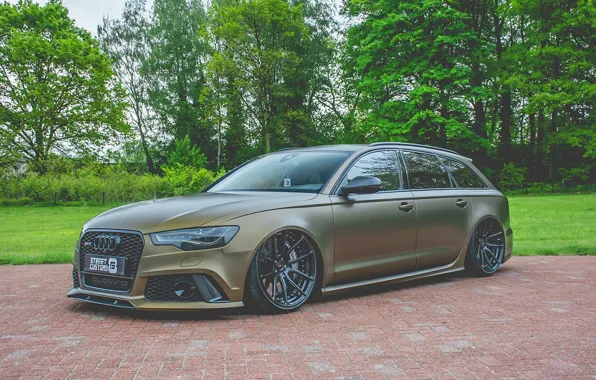 Картинка AUDI, RS6, 2017, AUDI RS6 AVANT, AVANT, MATTE BROWN