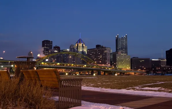 City, город, USA, Pennsylvania, Pittsburgh