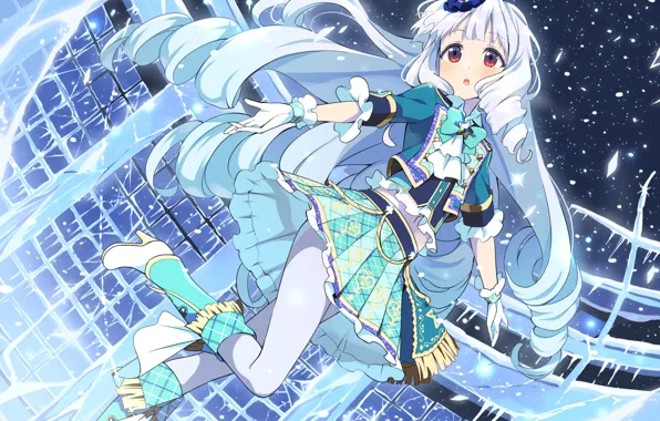 Зима, снег, Девушка, девочка, Aikatsu!