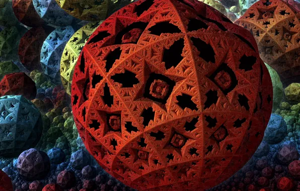 Абстракция, цвет, форма