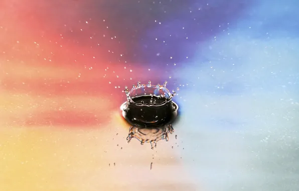 Water, splash, drops