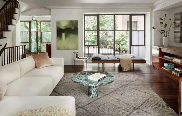 Дизайн, стиль, комната, интерьер, гостиная, by Jam architecture, West Village townhouse, таунхаус в Вест-Виллидж