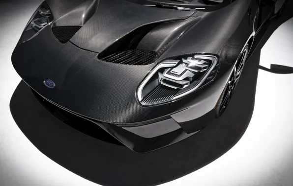 Фары, Ford, суперкар, Ford GT, 2020, Liquid Carbon