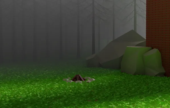 Лес, темно, forest