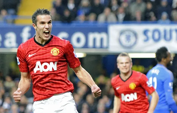 Manchester United, old trafford, robin van persie, red devil
