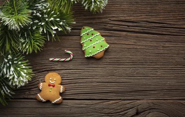 Печенье, Рождество, сладости, Новый год, ёлка, Happy New Year, Christmas, New Year