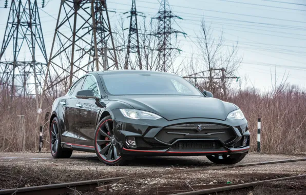Обои Tesla, Model S, тесла, электрокар, Larte Design на телефон и ...