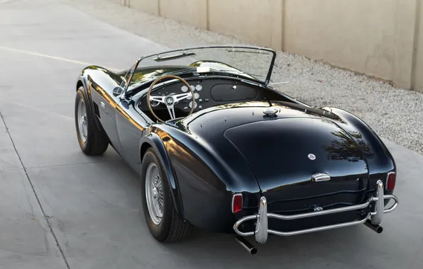 Черный, Shelby, ретро автомобили, 1963, Shelby Cobra, единственный экземпляр, Cobra 289, спортивные автомобили