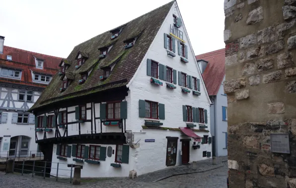 Deutschland, Europa, Ulm, Hotel Schiefes Haus