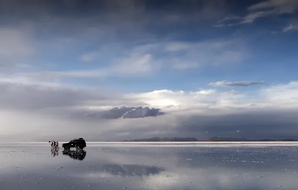 Картинка lake, salt, Bolivia, mineral, Latin America •