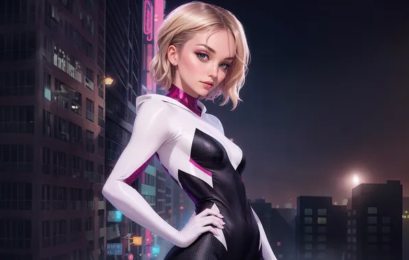 Картинка beauty, gwen stacy, bravery