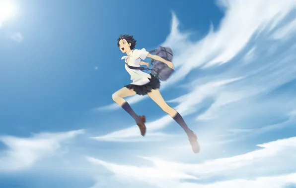 Картинка прыжок, девочка покорившая время, The Girl Who Leapt Through Time, Toki o Kakeru Shōjo