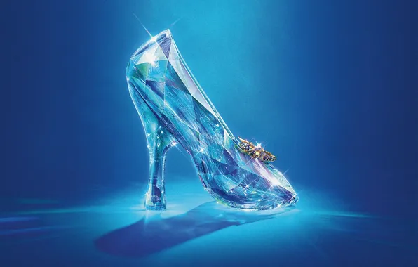 Свет, хрусталь, грани, цифровое искусство, блес, Cinderella slipper, Туфелька Золушки