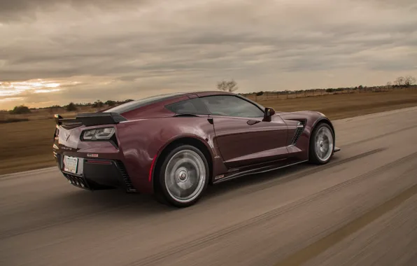 Картинка Corvette, Chevrolet, speed, Hennessey, Hennessey Chevrolet Corvette Z06