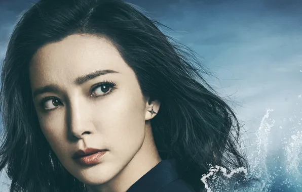 Девушка, фантастика, брюнетка, красотка, постер, ужасы, Ли Бинбин, Li Bingbing