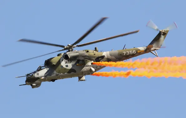Вертолёт, транспортно-боевой, Ми-24В, Mil Mi-24V