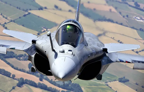 Картинка Пилот, Dassault Rafale, ВВС Франции, Кокпит, Armée de l'Air, ИЛС, Rafale D