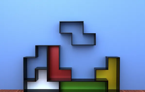 Картинка colors, furniture, decorative, Tetris