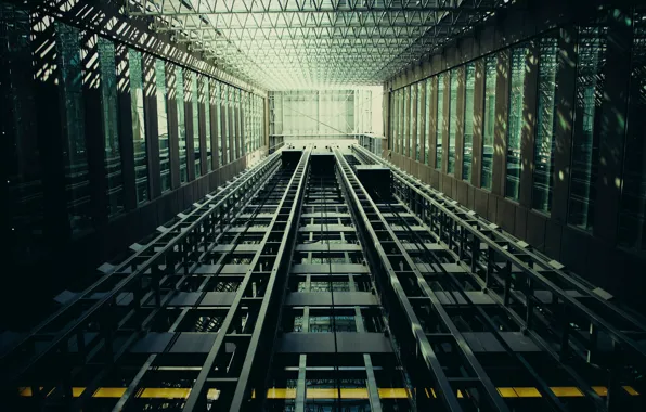 Картинка лифт, разное, строения, кабеля, тросы