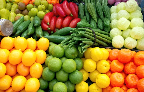 Colorful, drops, vegetables