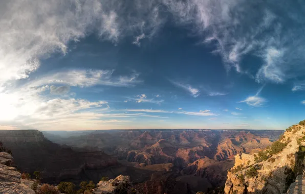 Небо, Горы, Grand canyon