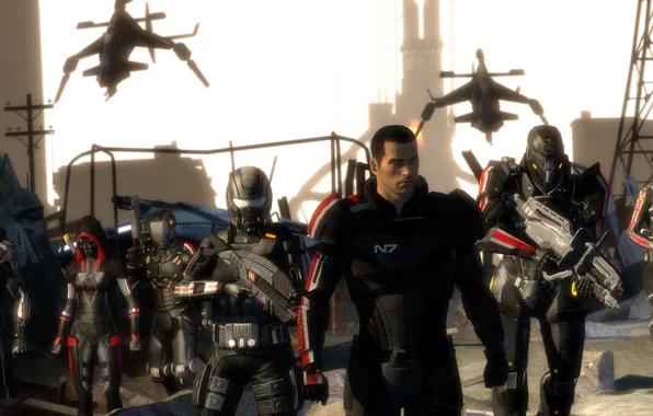 Солдаты, mass effect, fan