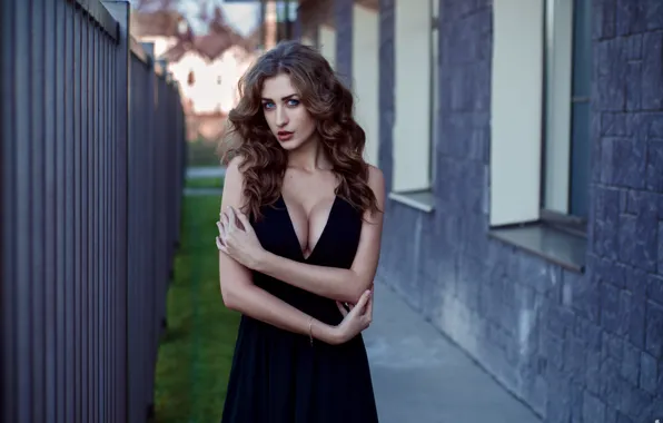 Небо, девушка, модель, арт, красивая, Beautiful, мода, Model
