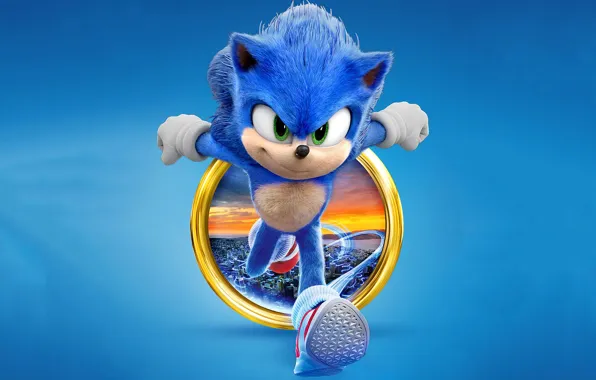 Картинка Соник, Sonic, 2020, The Hedgehog, Sonic The Hedgehog