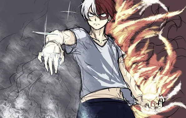 My Hero Academia, Boku No Hero Academia, Тодороки Шото, Моя Геройская Академия