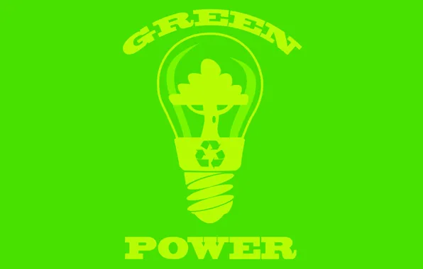 Minimalism, Natural, Green Power, Environment, Recycle