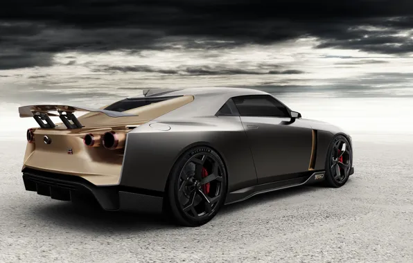 Concept, Nissan, вид сзади, 2018, ItalDesign, GT-R50