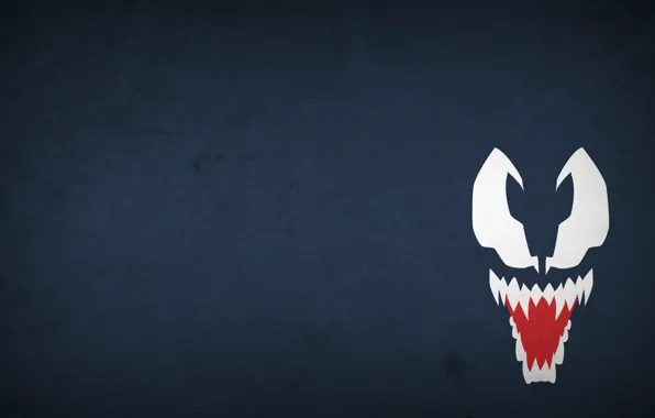 Картинка рисунок, минимализм, minimalism, venom, 1920x1080, picture