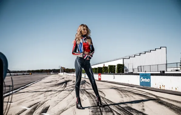 Девушка, поза, джинсы, фигура, куртка, Gigi Hadid, Tommy Hilfiger