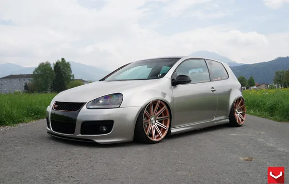 Картинка Volkswagen, GTI, Vossen, CV4