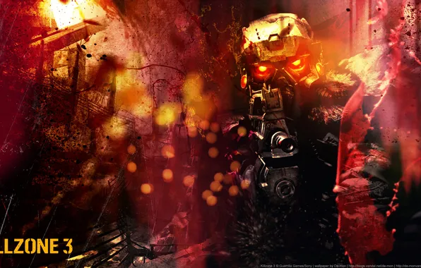 Картинка оружие, маска, солдат, Killzone 3