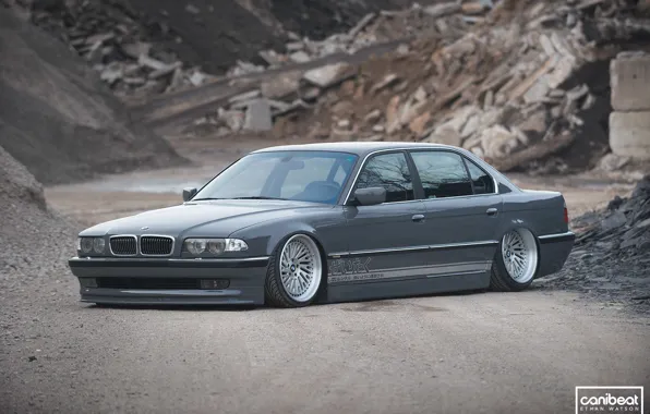 Bmw, бмв, jdm, tuning, germany, low, e38, stance