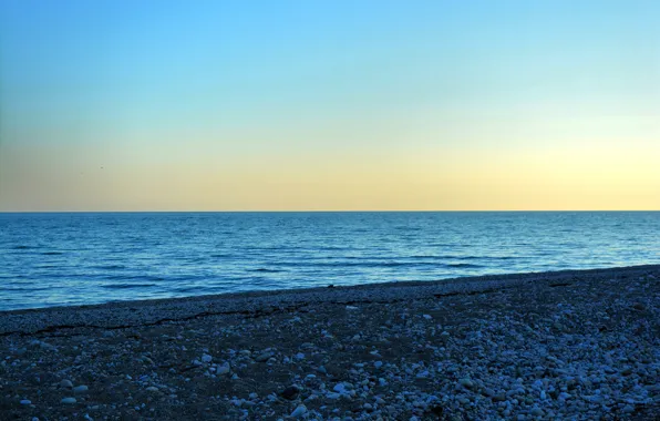 Картинка Закат, Море, Берег, Чёрное море