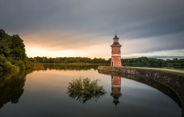 Германия, Морицбург, Moritzburg, Leuchtturm