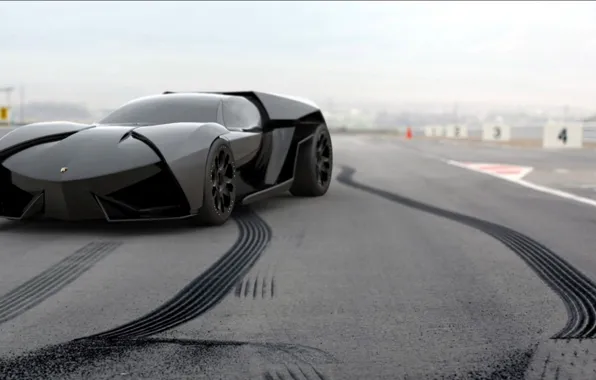 Трасса, Lamborghini, concept, суперкар, Ankonian