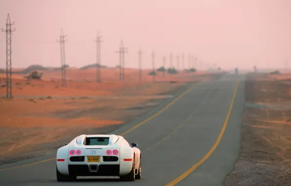 Veyron, White, Road, centenaire