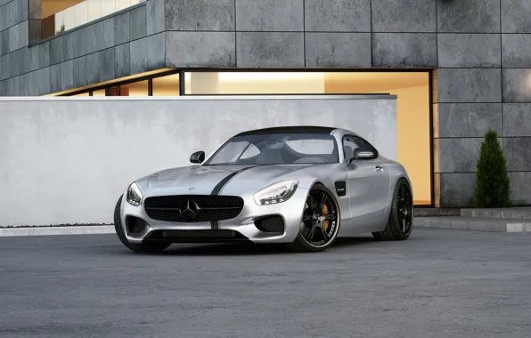 Картинка Mercedes-Benz, Front, AMG, Wheelsandmore, Silver, Tuned, 600HP