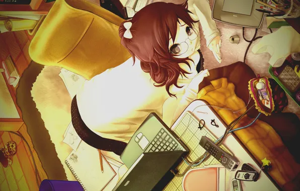 Картинка аниме, арт, девочка