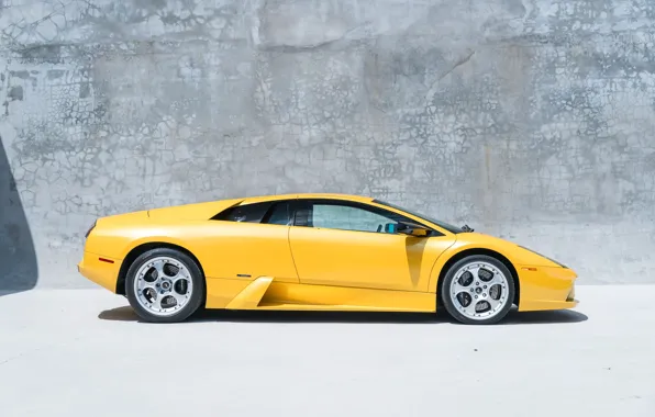 Lamborghini, вид сбоку, Lamborghini Murcielago, Murcielago, ламборгини