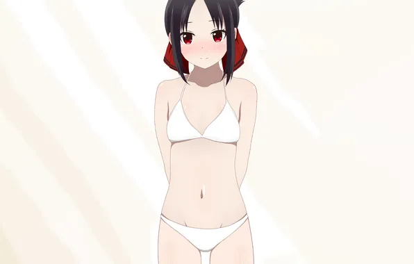 Girl, sexy, cleavage, boobs, sexy girl, anime, beautiful, red eyes