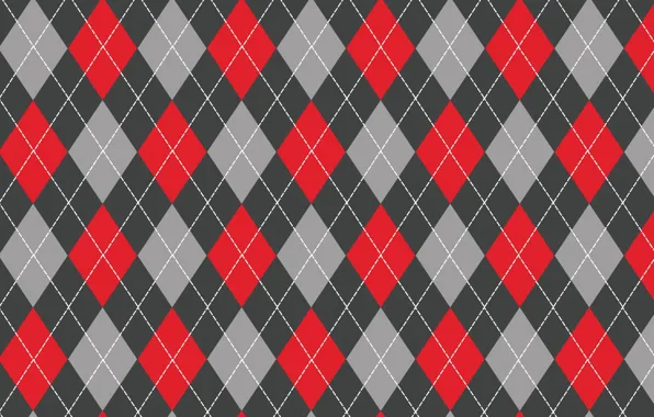 Линии, красный, серый, фон, текстура, red, grey, ромбы