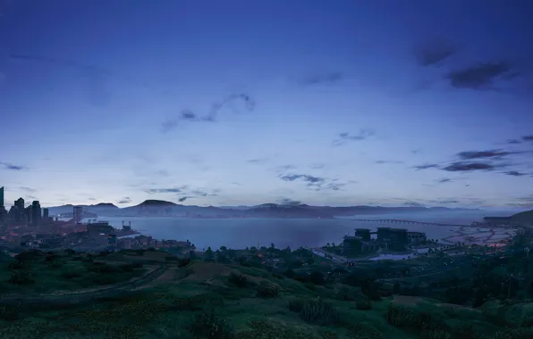 Ubisoft, San Francisco, Game, Panorama, Golden Gate, Watch Dogs 2